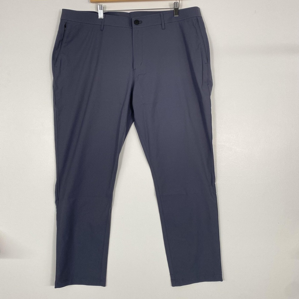 Public Rec Pants Mens 42x32 Gray‎ Performance Chino Slim Tapered Stretch Golf